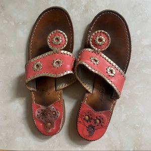 Coral and Gold Jack Rogers